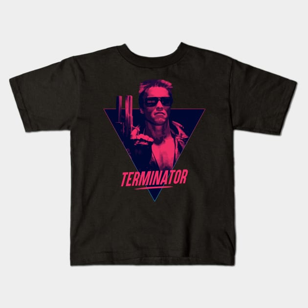 Terminator 80s Kids T-Shirt by TheSnowWatch